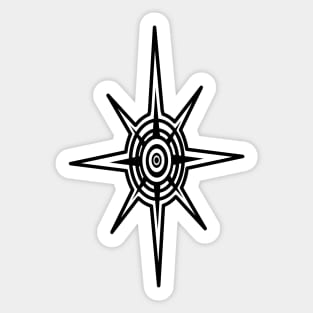 Spider compass Sticker